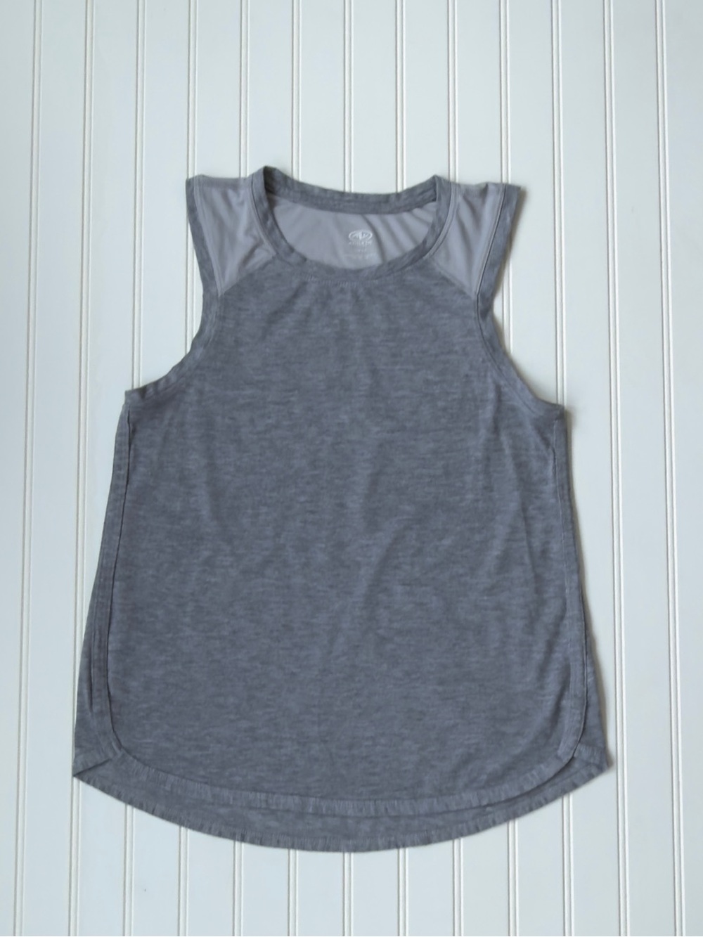 Athletic Works Women’s Grey Tank Top Size SM Mesh Panels
